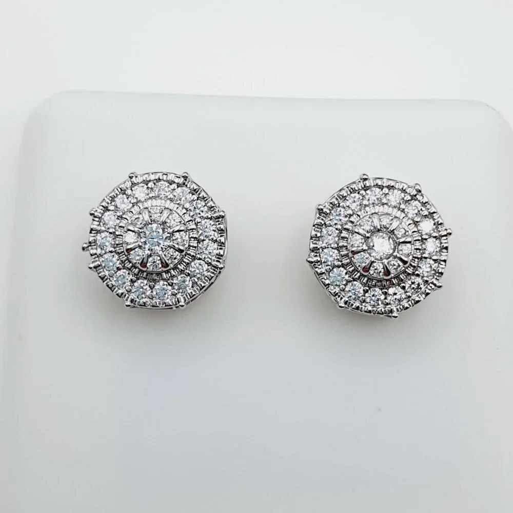 "925 Sterling Silver Plated CZ Earrings, EVBRS476